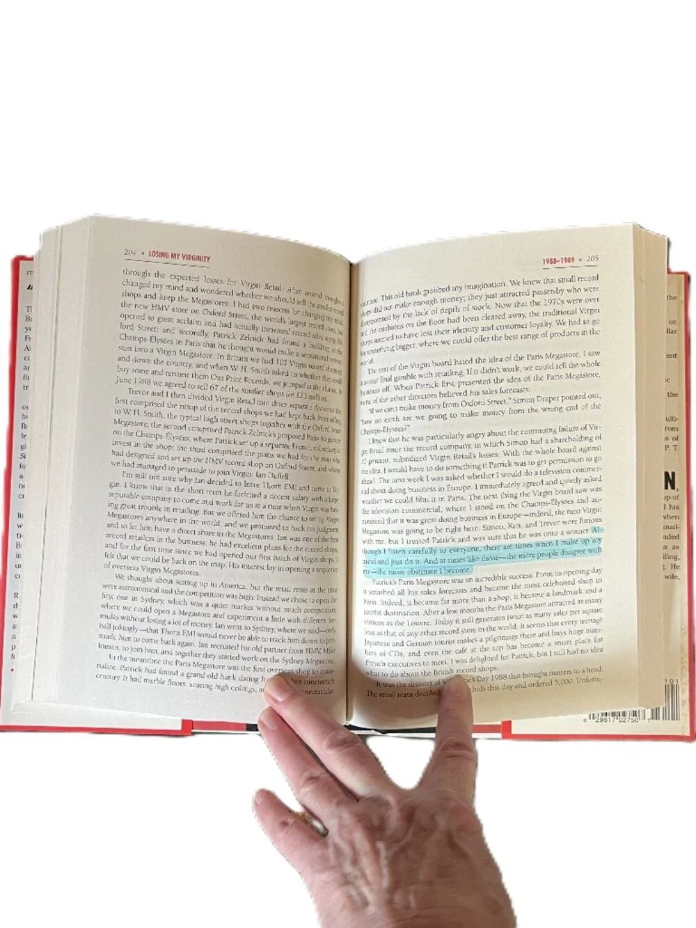 Losing My Virginity by Richard Branson, Hardcover